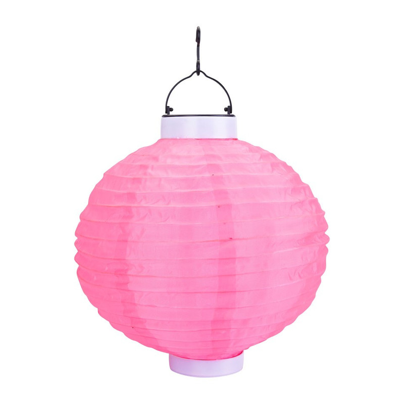 Solar tuinlampion roze