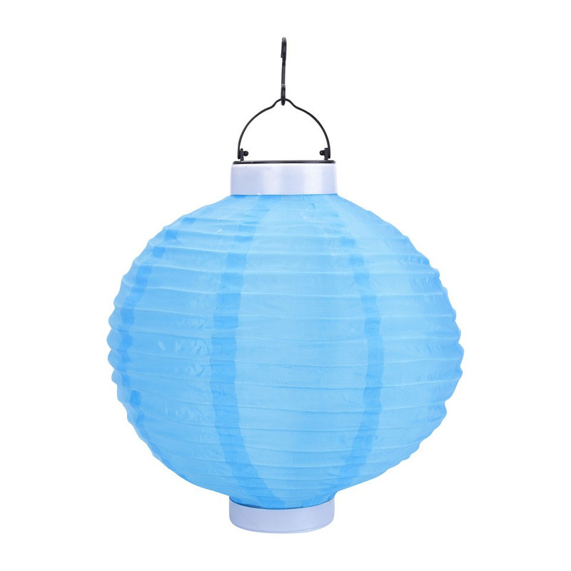 Solar tuinlampion blauw