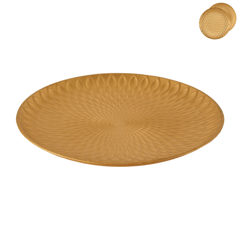 Gouden plateau - diverse varianten - ⌀40 cm