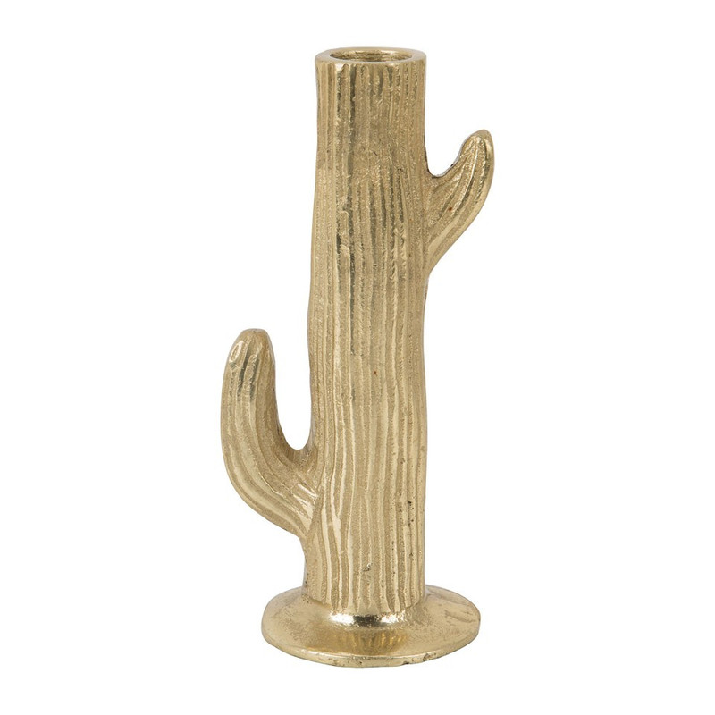Cactus kandelaar - goud