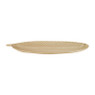 Decoratieplateau blad - goud - 59 cm