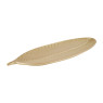 Decoratieplateau blad - goud - 59 cm