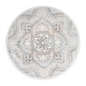 Decoratieplateau mandala - wit - ⌀44.5x4 cm