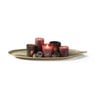 Decoratie plateau blad - goud - 40 cm 