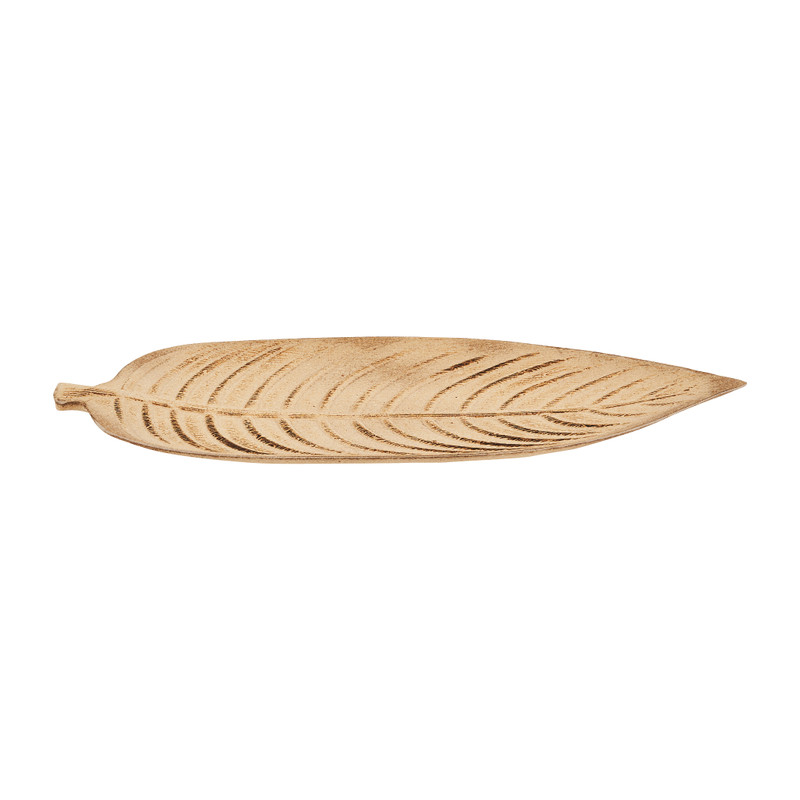 Decoratie plateau blad - 45.5x18 cm 