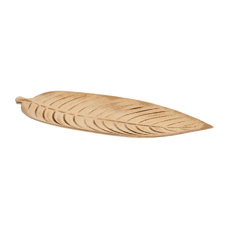 Decoratie plateau blad - 45.5x18 cm 