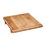 Houten plateau vierkant - 25x25x4 cm