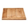 Houten plateau vierkant - 25x25x4 cm