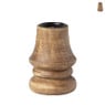 Kandelaar hout - diverse varianten - ø5.5x6.5 cm