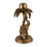 Dinerkaarshouder olifant - goud - Ø10 x H 18 cm