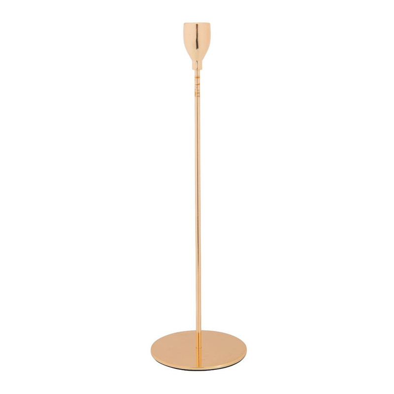 Kandelaar smal - 33 cm - goudkleurig