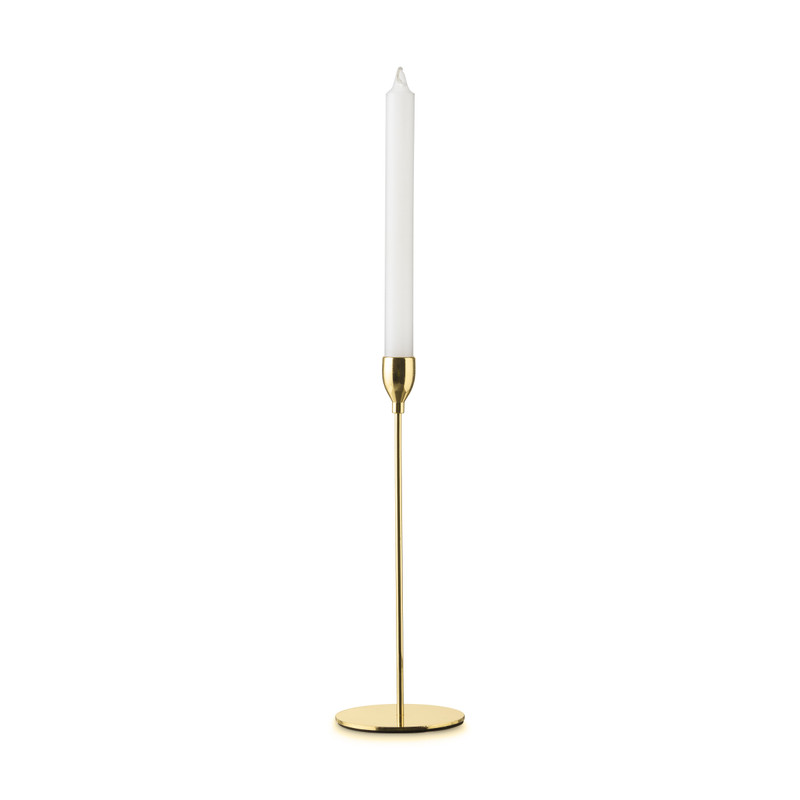 Kandelaar smal - 33 cm - goudkleurig