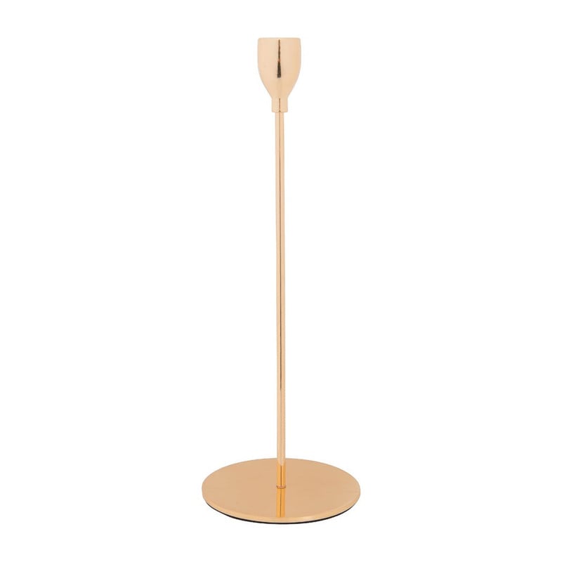 Kandelaar smal - 28 cm - goudkleurig