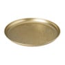 Plateau goud - metaal - ø35x3 cm
