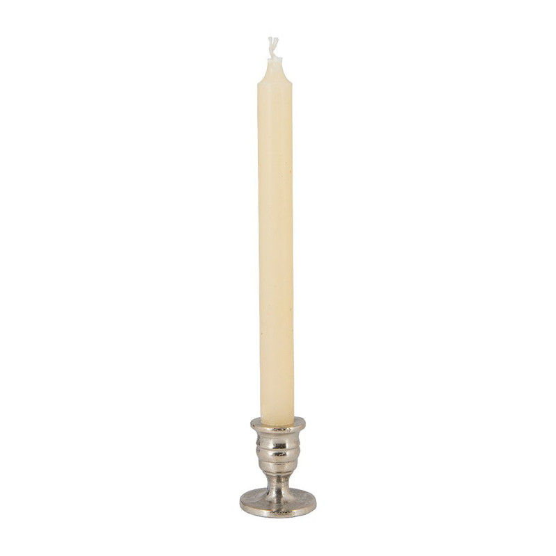 Dinerkaarskandelaar - rond - zilver