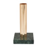 Kaarshouder marmer - groen - 7x7x13.5 cm 