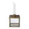Kandelaar box goud - 10 cm 