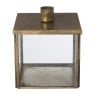Kandelaar box goud - 10 cm 