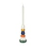 Kandelaar 5 hoog - multikleur - ø6.3x13.9 cm