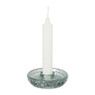 Dinerkaars schaaltje - blauw - 9.2x9.2x2.5 cm