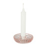Dinerkaars schaaltje - roze - 9.2x9.2x2.5 cm