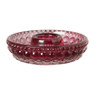 Dinerkaars schaaltje - rood - 9.2x9.2x2.5 cm