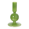 Kandelaar bol - groen - ø8x13.5 cm