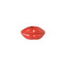 Kandelaar lippen - rood - 6x12.5x6 cm