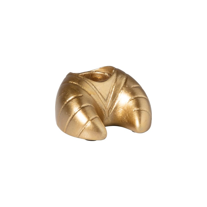 Kandelaar croissant Monique - goud - 4x6.5x6.5 cm
