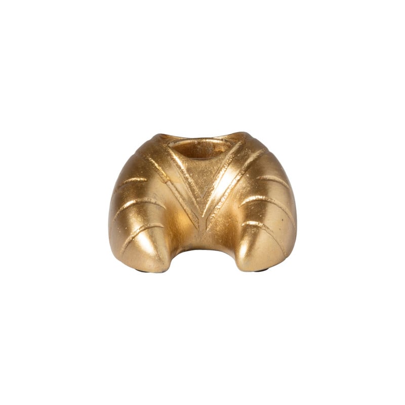 Kandelaar croissant Monique - goud - 4x6.5x6.5 cm