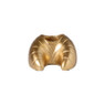 Kandelaar croissant Monique - goud - 4x6.5x6.5 cm
