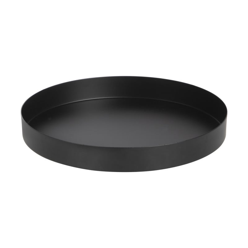 Kaarsenplateau - zwart - ø25 cm