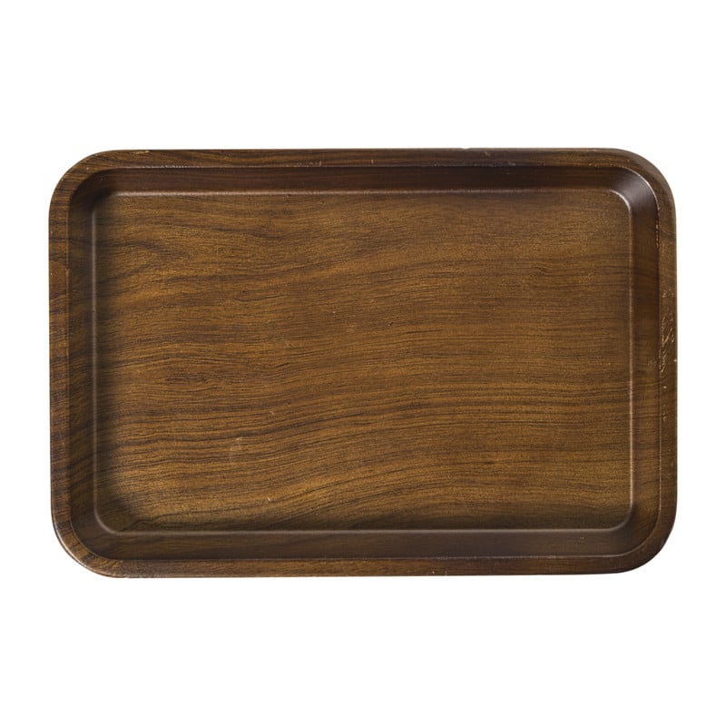 Plateau hout klein - bruin - 2.7x23.6x16.3 cm