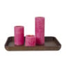 Plateau hout klein - bruin - 2.7x23.6x16.3 cm