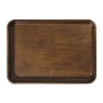 Plateau hout groot - bruin - 3.4x36x26.1 cm
