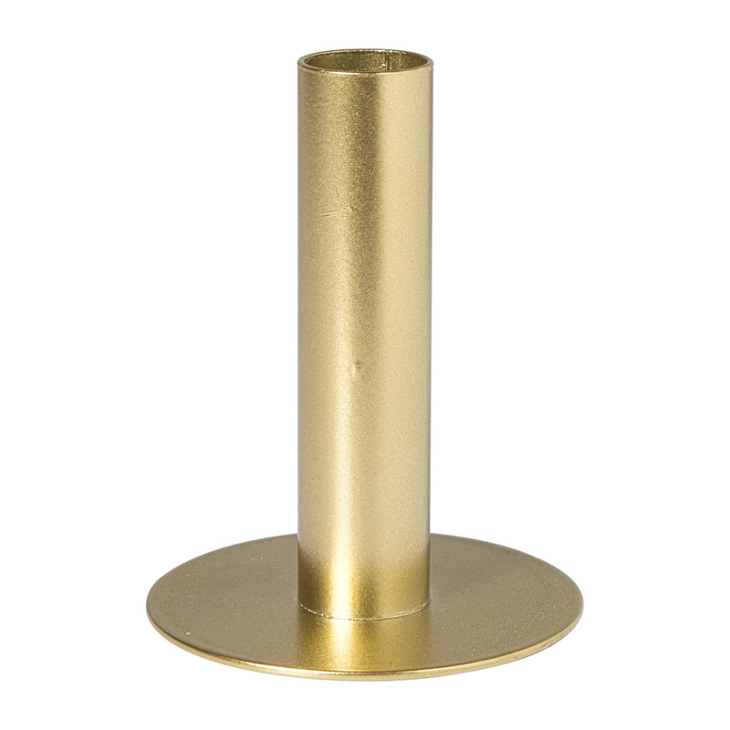 Kandelaar hoog - goud - ø8x10 cm
