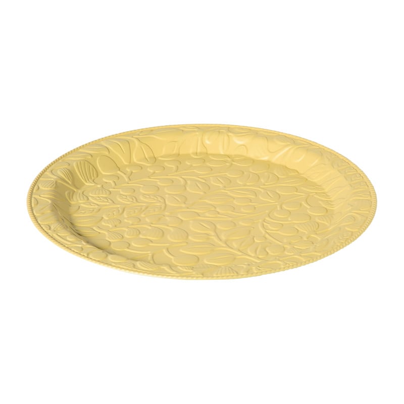 Plateau vrucht - geel - ø29x1.5 cm