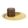 Plateau vrucht - geel - ø29x1.5 cm