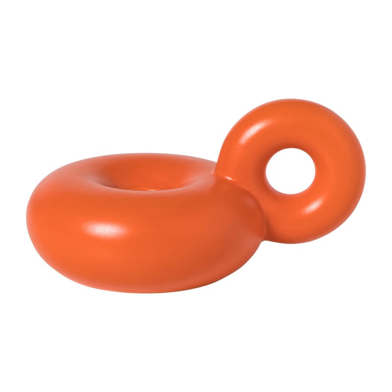 Kandelaar donut - ø16x8 cm - diverse varianten