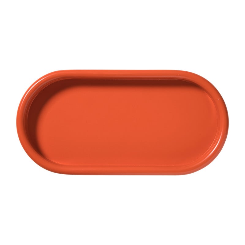 Plateau - oranje - 30x15x3 cm
