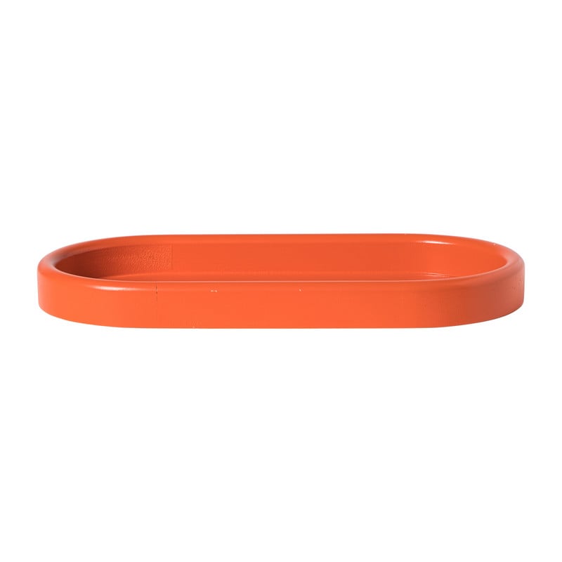 Plateau - oranje - 30x15x3 cm