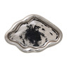 Plateau smoked - zilverkleurig - 2.8x28.5x19.5 cm
