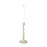 Kandelaar middel - beige - ø10x23.5 cm