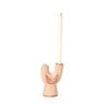 Kandelaar vogel - multikleur - 13x8.5x6 cm