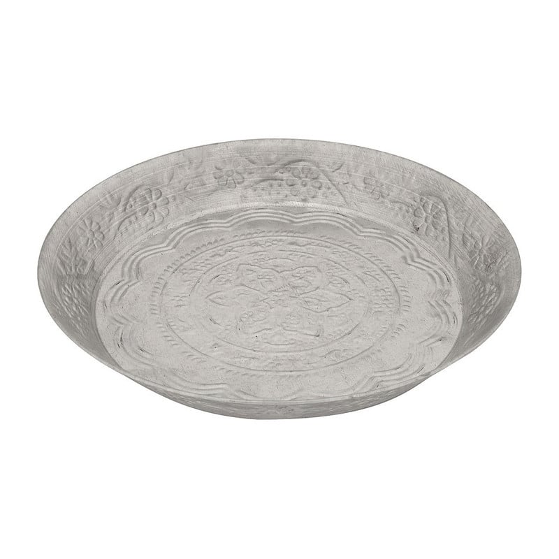 Plateau bloemen reliëf – 30 cm