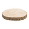 Decoratie plateau hout - ø26 cm