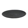 Decoratiebord stip reliëf - 49 cm - zwart