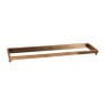 Plateau met spiegel - goud  - 60x15 cm 