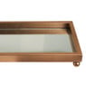 Plateau met spiegel - goud  - 60x15 cm 