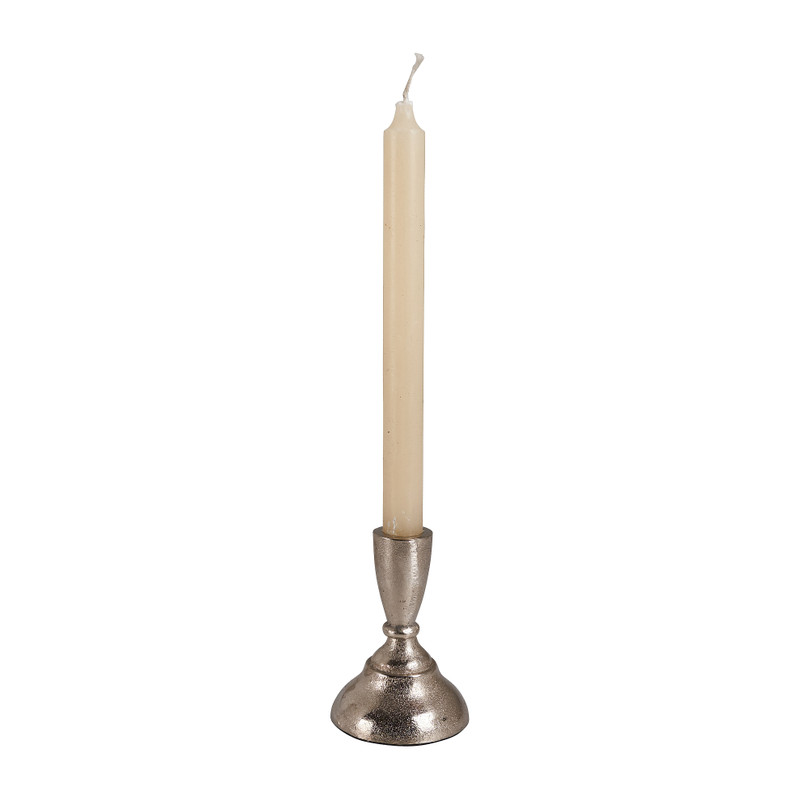 Dinerkaarshouder laag - zilver - 6x6x5 cm